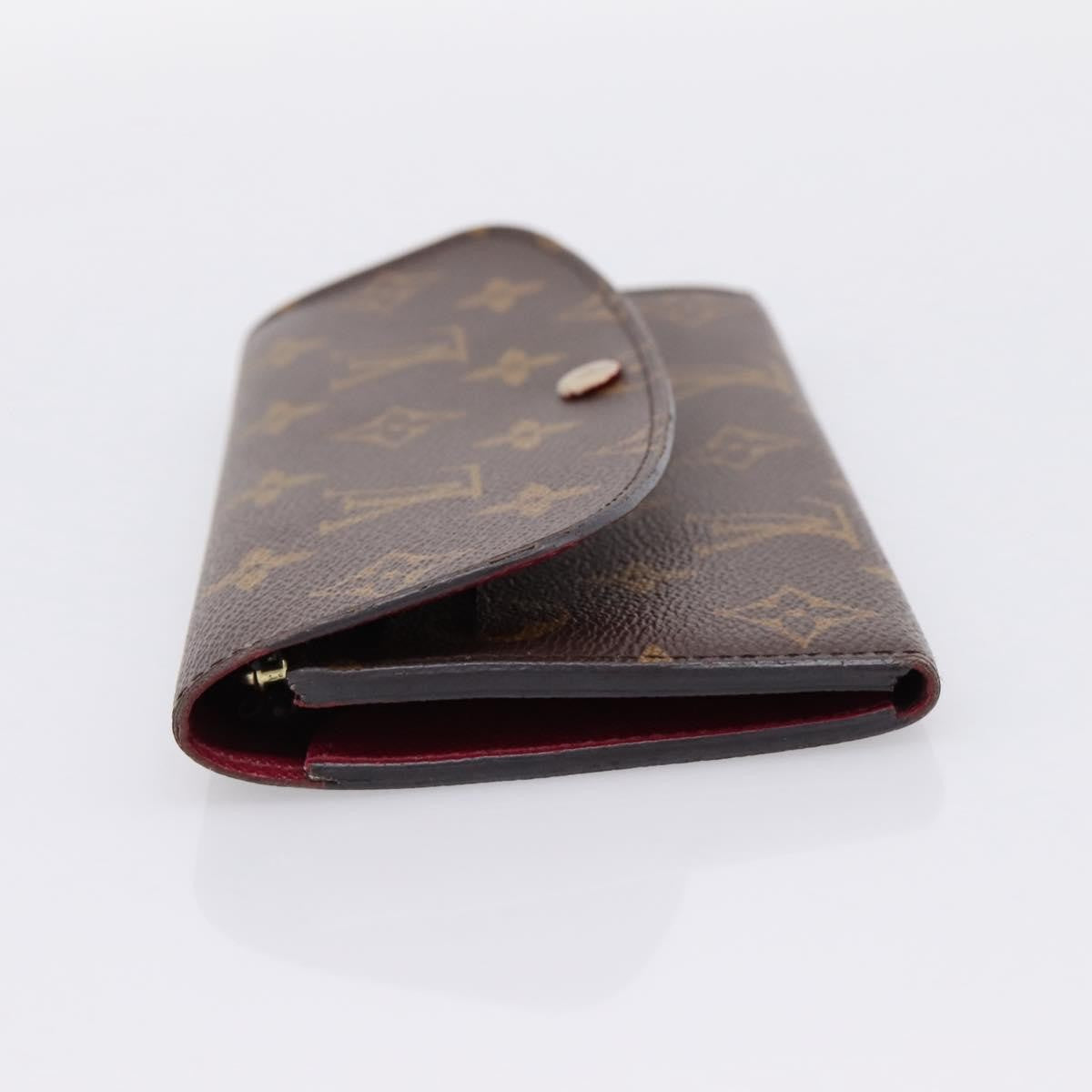 Louis Vuitton Emilie Monogram Canvas, Brown, Canvas, Wallet