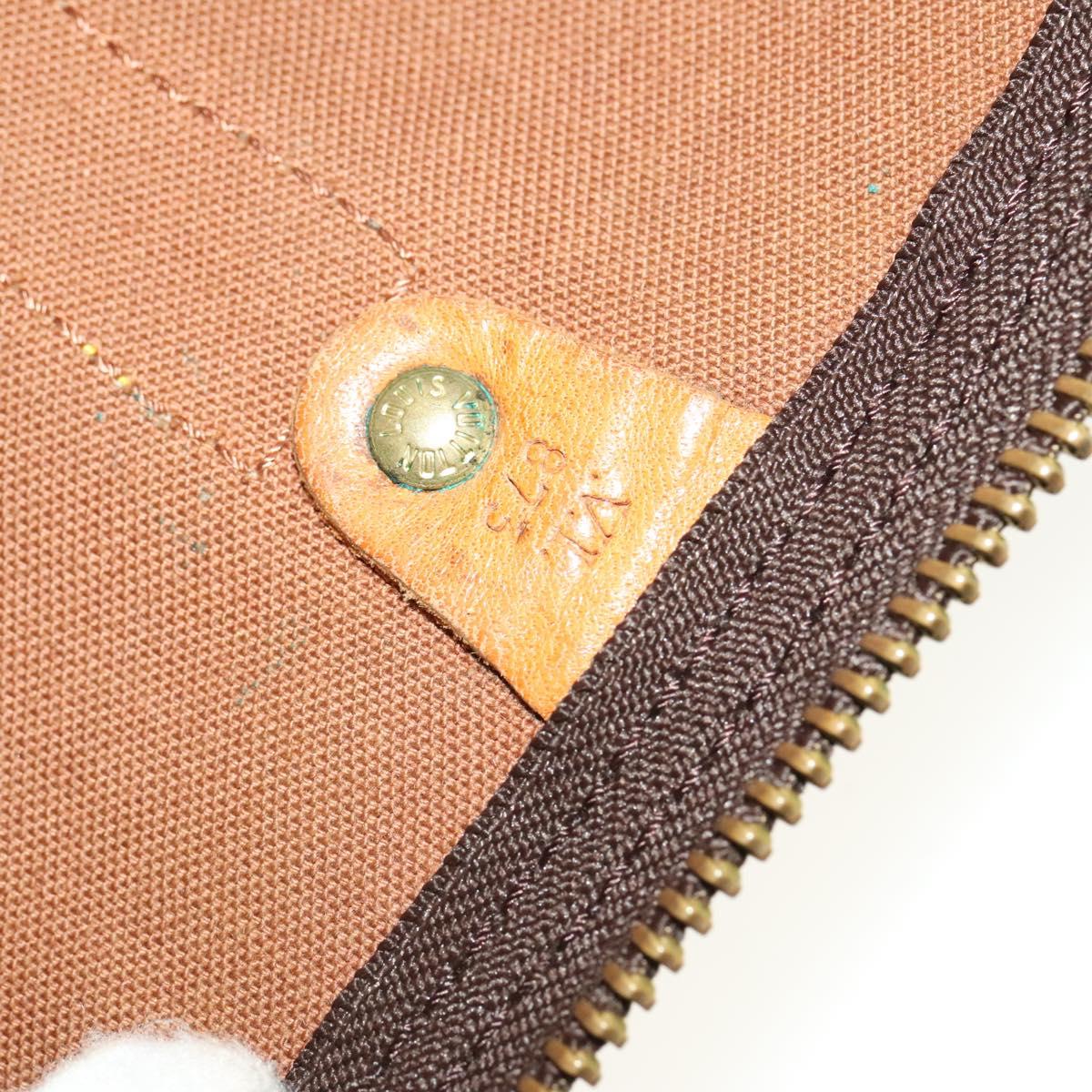 Louis Vuitton Keepall Bandouliere Bag Monogram Canvas, BROWN, CANVAS, Travel bag