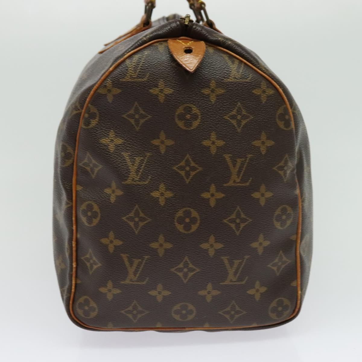 Louis Vuitton Speedy Handbag Monogram Canvas, BROWN, CANVAS, Handbag
