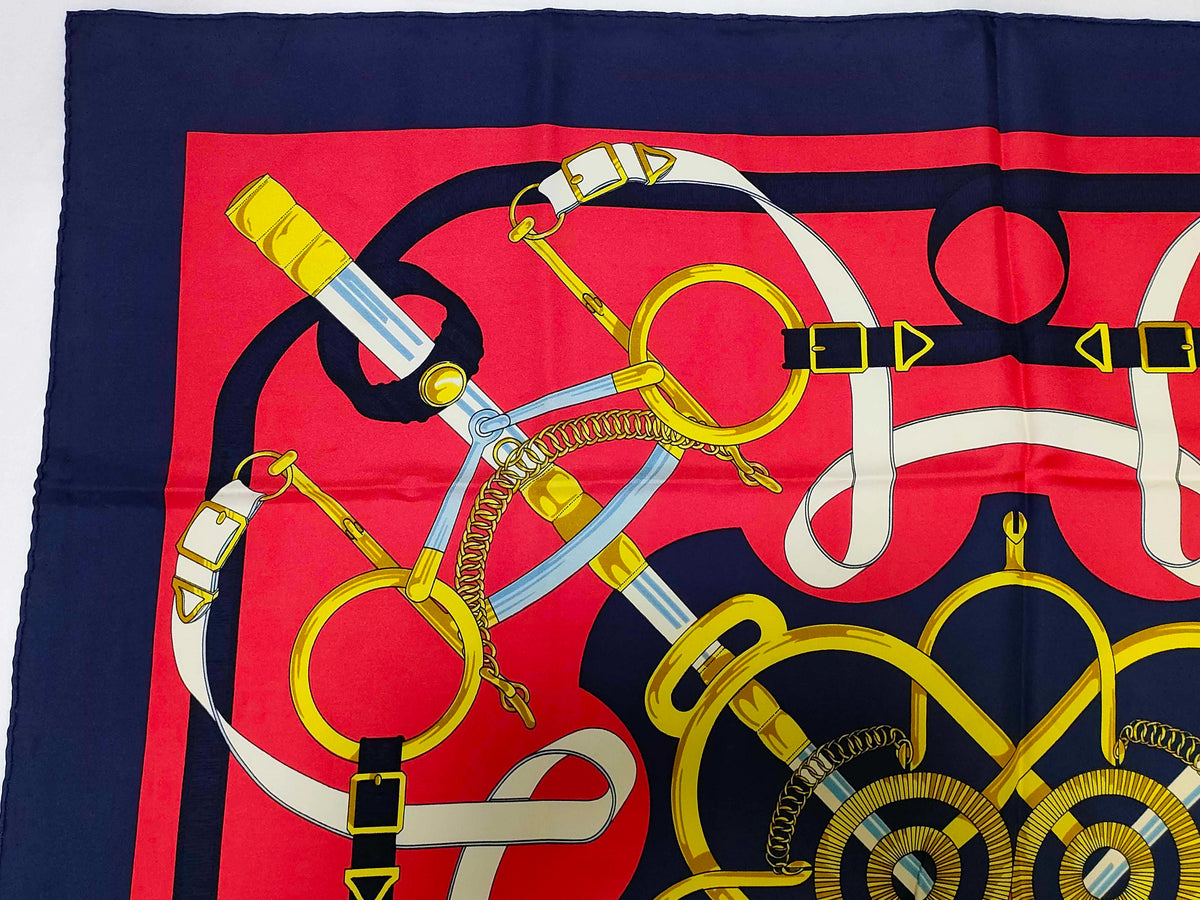 Hermes Carré 90 Silk multicolor, Multicolour, Silk, Scarf