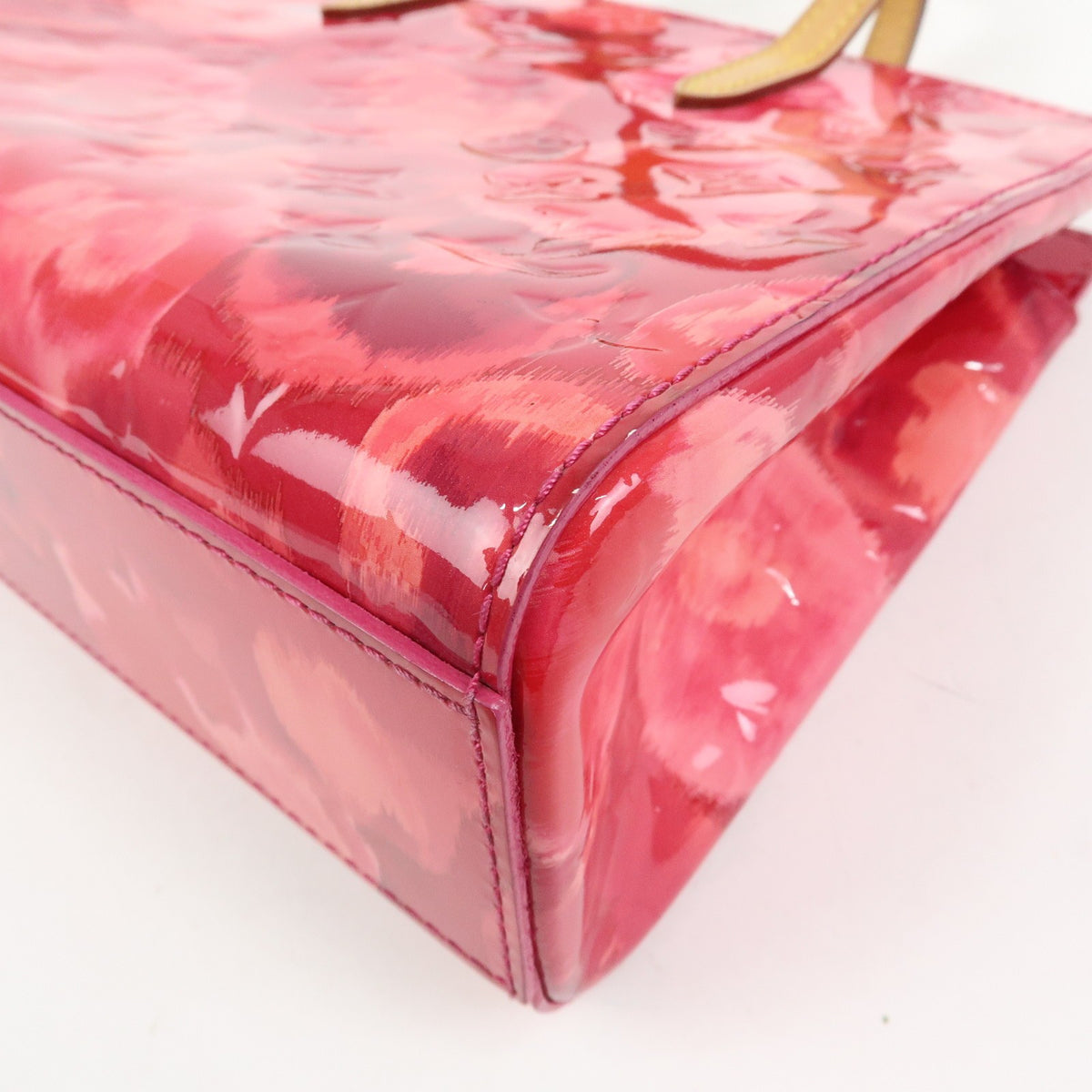Louis Vuitton Catalina Limited Edition Monogram Vernis Ikat, Pink, Leather, Handbag