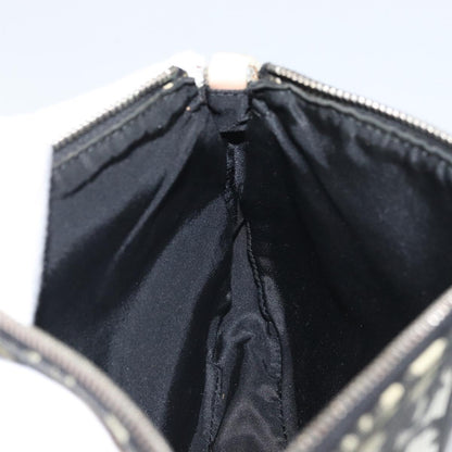 Christian Dior Saddle Tripple Pouch Oblique Canvas, BLACK, CANVAS, Shoulder bag