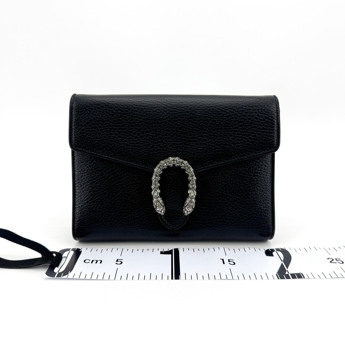 Gucci Dionysus Leather, Black, Leather, Handbag
