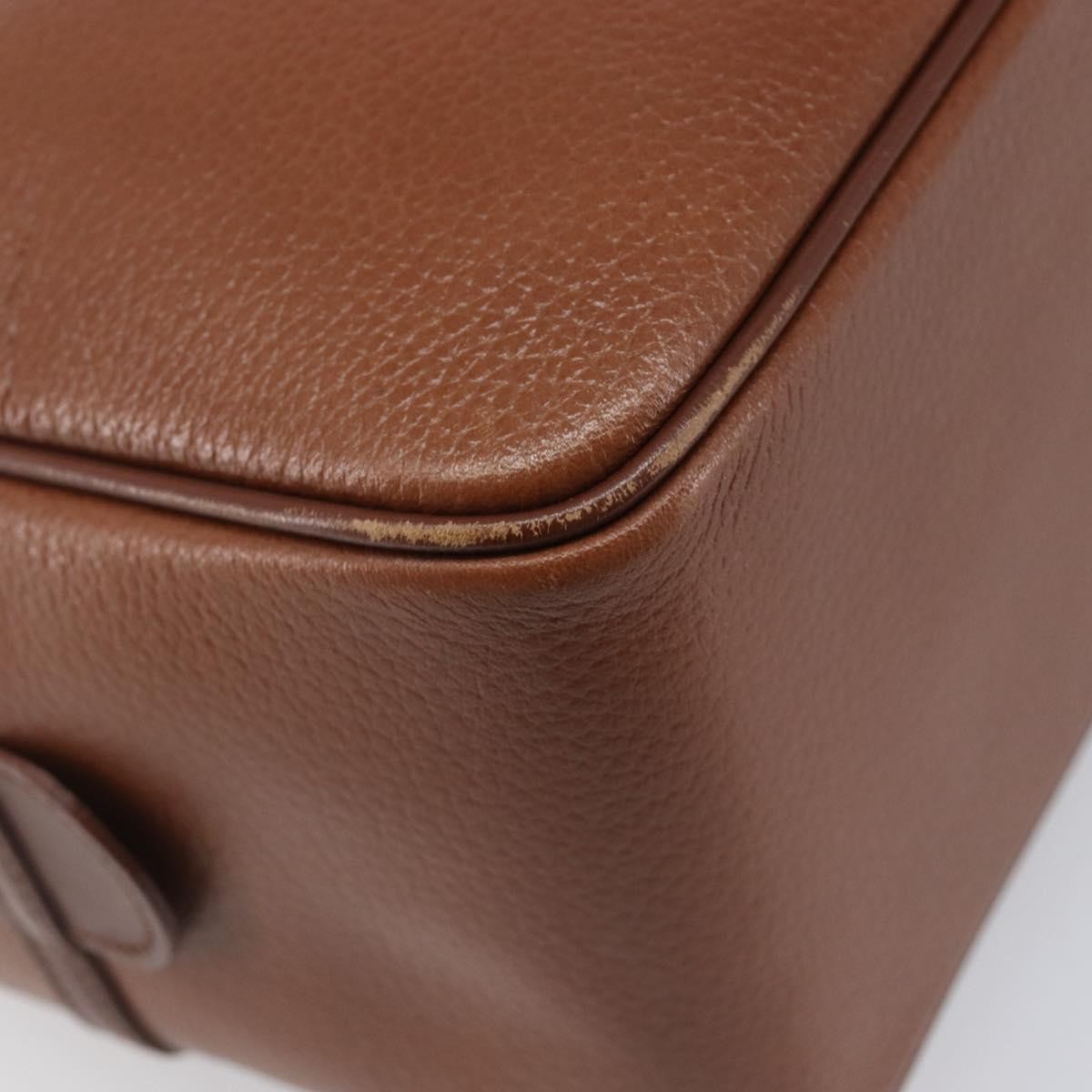 Burberry Vintage Boston Leather, Brown, Leather, Handbag