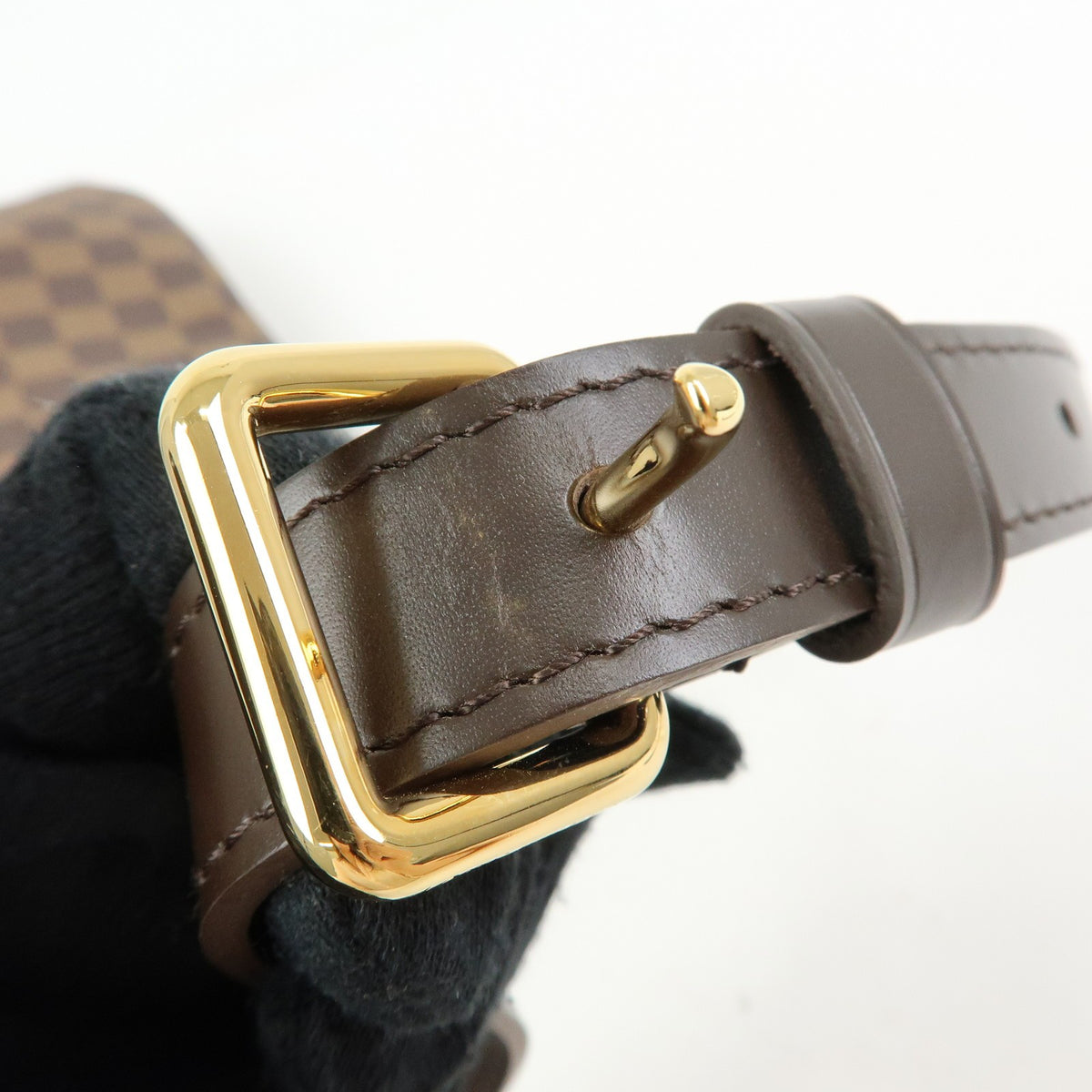 Louis Vuitton Bloomsbury Damier, Brown, Canvas, Shoulder Bag