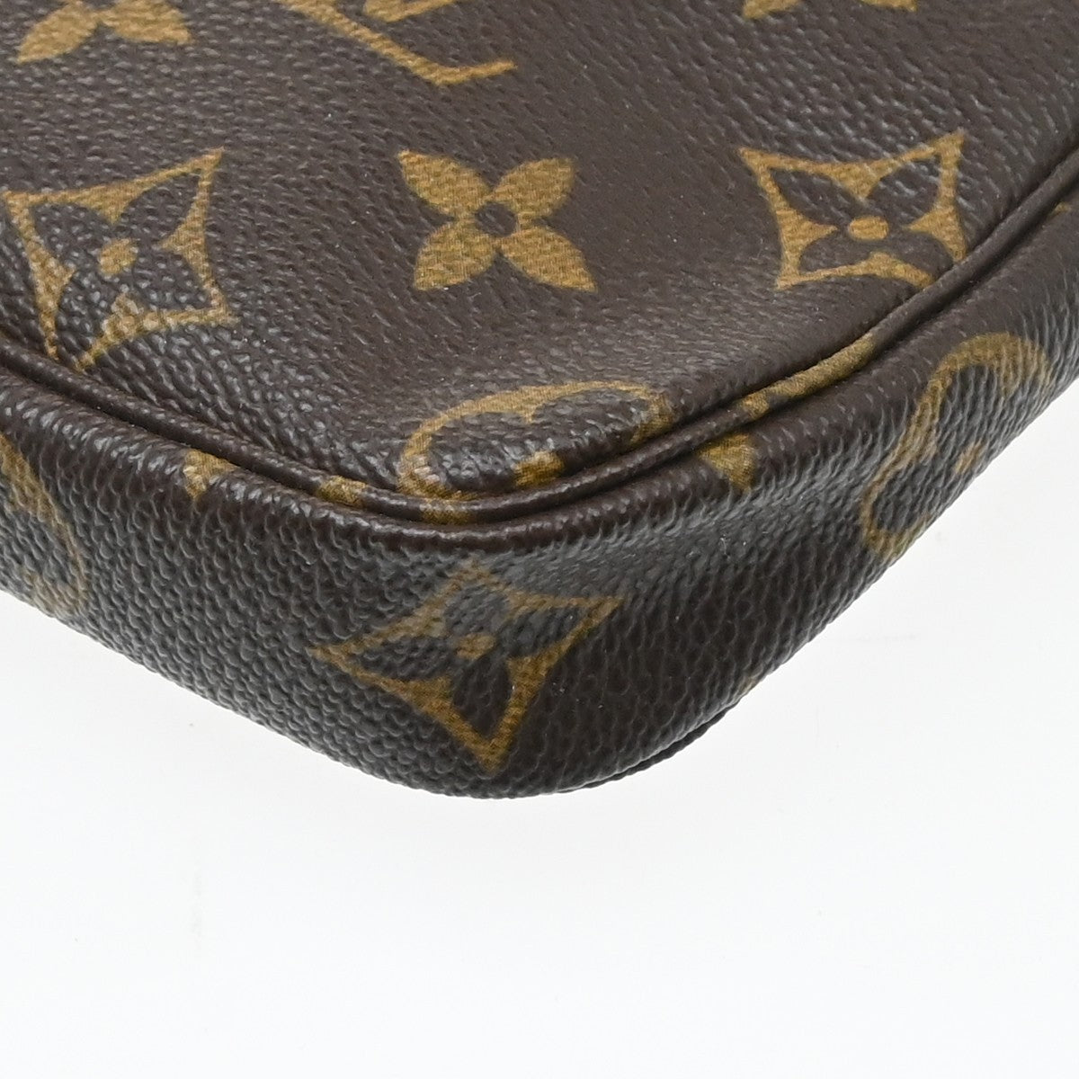 Louis Vuitton Mini pochette accessoires Canvas, Brown, Canvas, Clutch