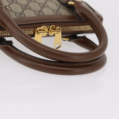 Gucci Horsebit 1955 Top Handle GG Coated Canvas with Leather, Beige, Canvas, Handbag