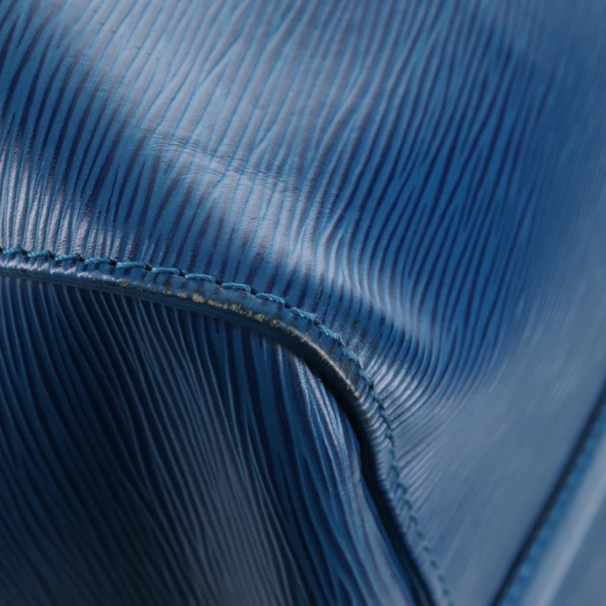 Louis Vuitton Keepall Epi Leather, Blue, Leather, Travel Bag