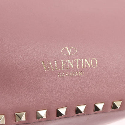 Valentino Garavani Rockstud Soft Leather, Pink, Leather, Tote Bag