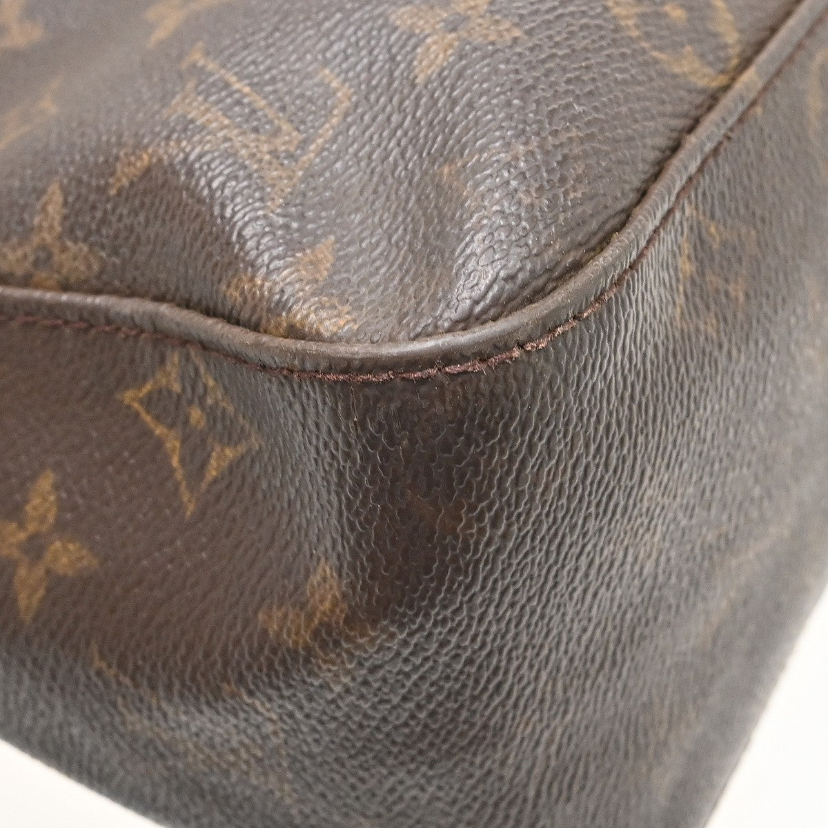 Louis Vuitton Looping Monogram Canvas, Brown, Canvas, Handbag