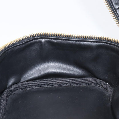 Chanel Vintage Timeless Cosmetic Case Caviar, Black, Leather, Clutch