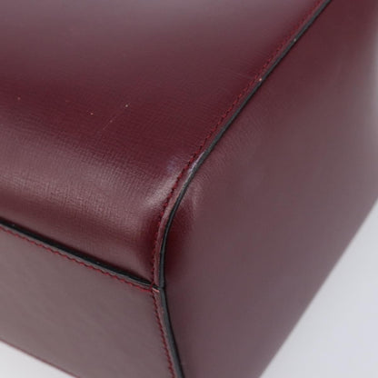 Cartier Must de cartier Leather, Burgundy, Leather, Shoulder Bag
