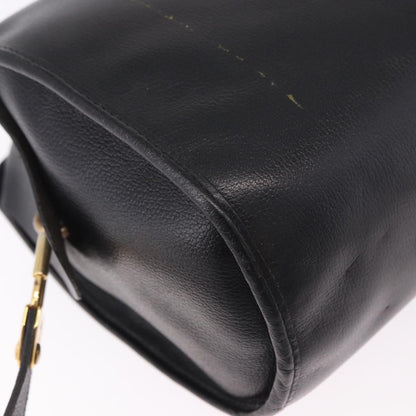Christian Dior Shoulder Leather, Black, Leather, Shoulder Bag