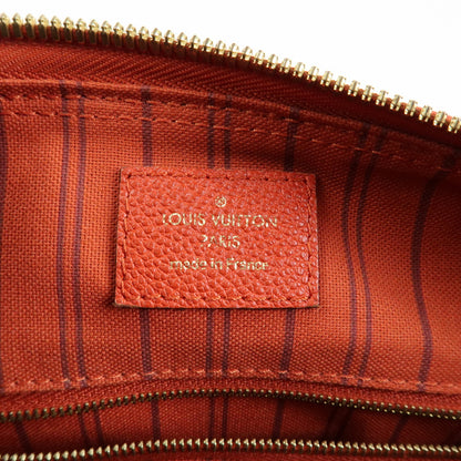 Louis Vuitton Speedy Bandouliere Monogram Empreinte Leather, Orange, Leather, Handbag
