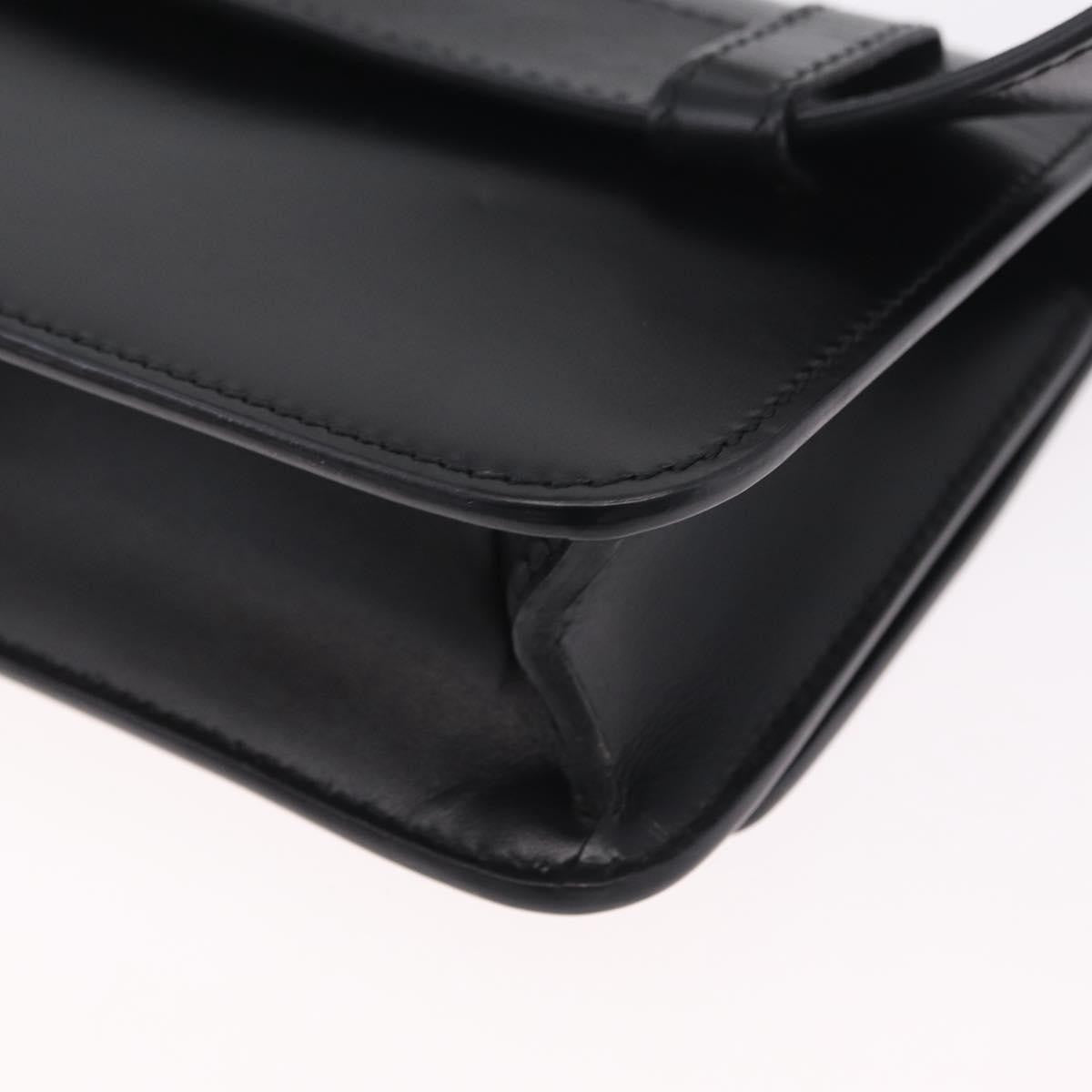 Burberry TB Belt Leather, Black, Leather, Clutch