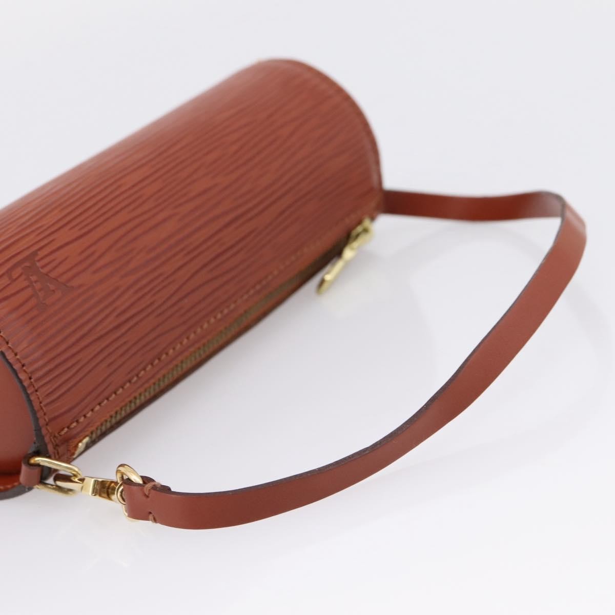 Louis Vuitton Soufflot Pochette Epi Leather, Brown, Leather, Clutch