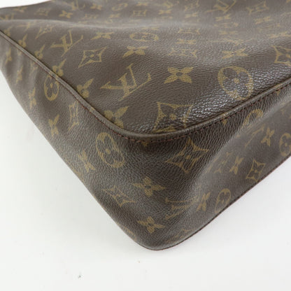 Louis Vuitton Looping Monogram Canvas, Brown, Canvas, Handbag