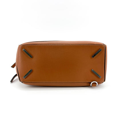 Loewe Puzzle Leather, Brown, Leather, Handbag