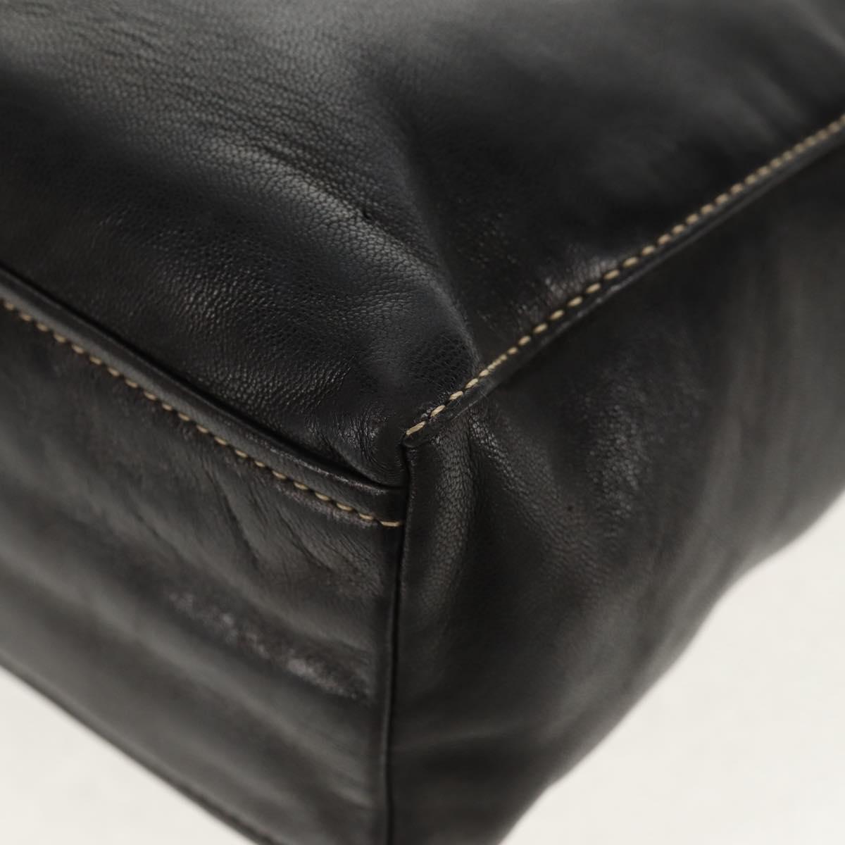 Prada Nappa Acciaio Tote bag, BLACK, LEATHER, Tote bag