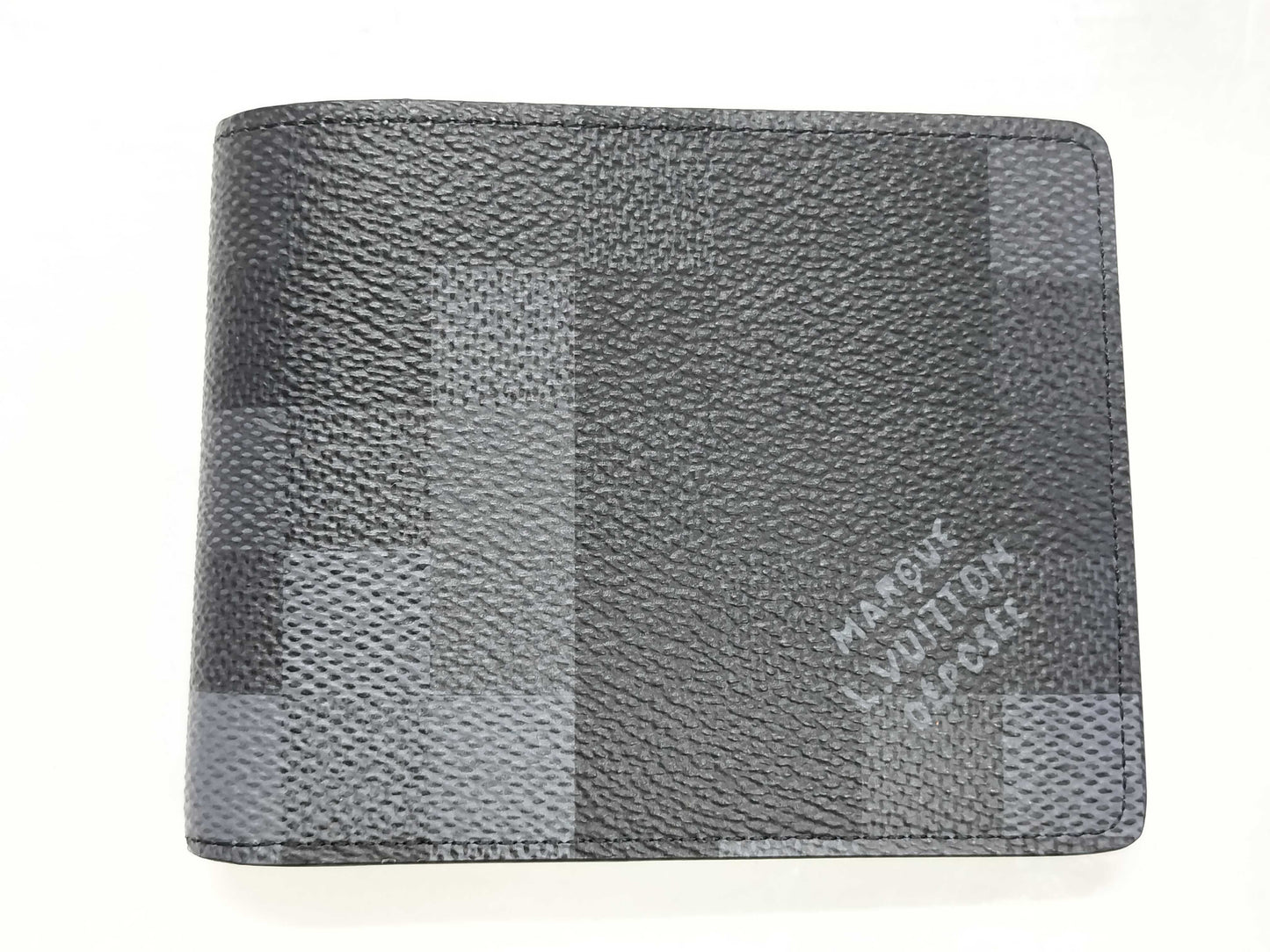 Louis Vuitton Slender Wallet Damier Graphite, Black, Leather, Wallet