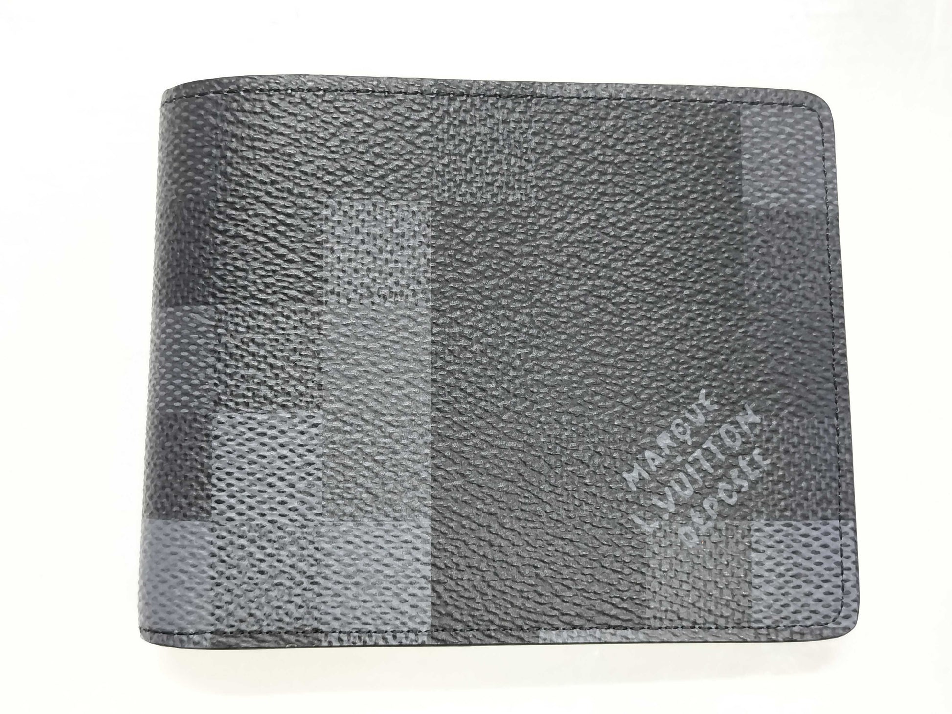 Louis Vuitton Slender Wallet Damier Graphite, Black, Leather, Wallet