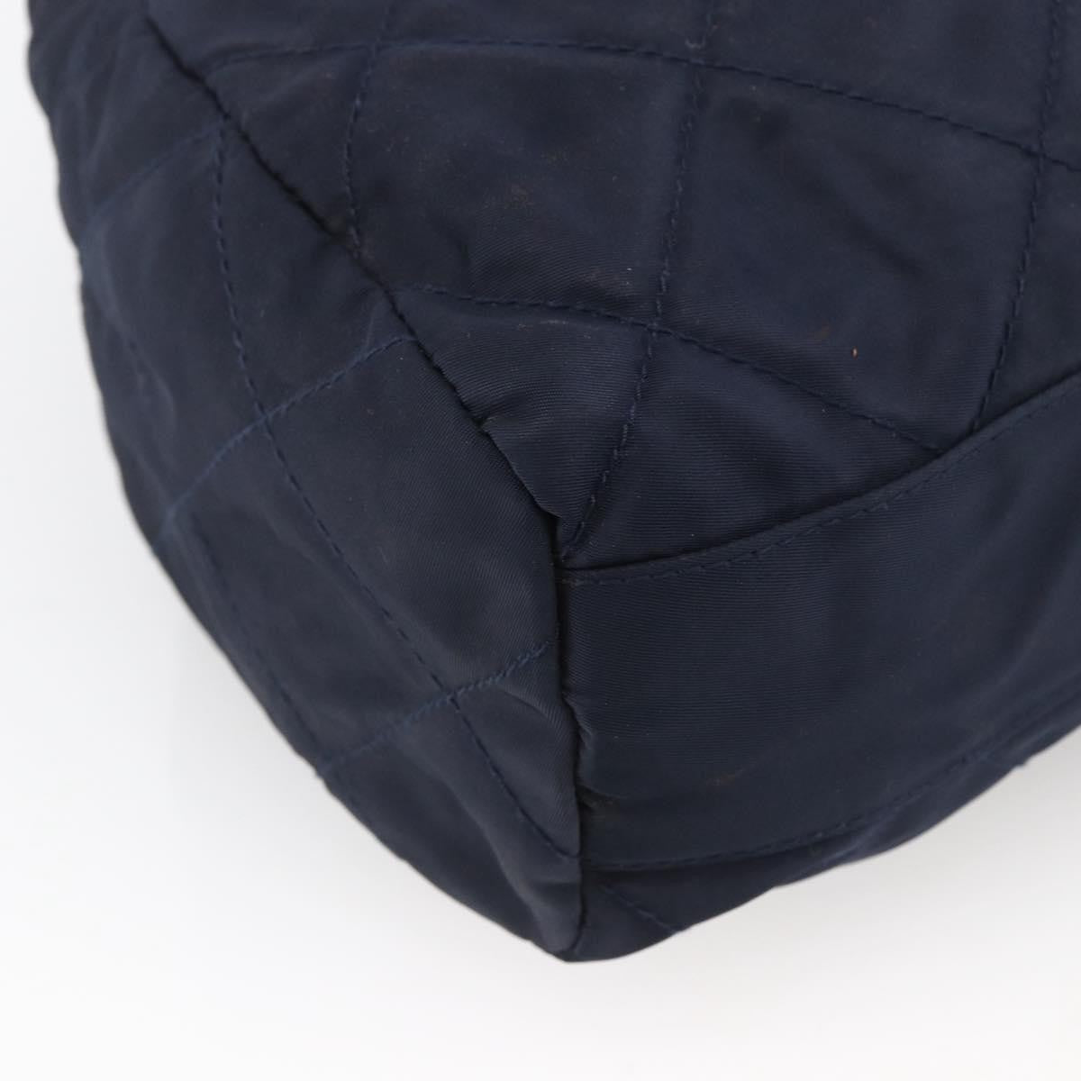 Prada Re-Edition 1995 Chain Quilted Re-Nylon, Navy, Nylon, Tote Bag