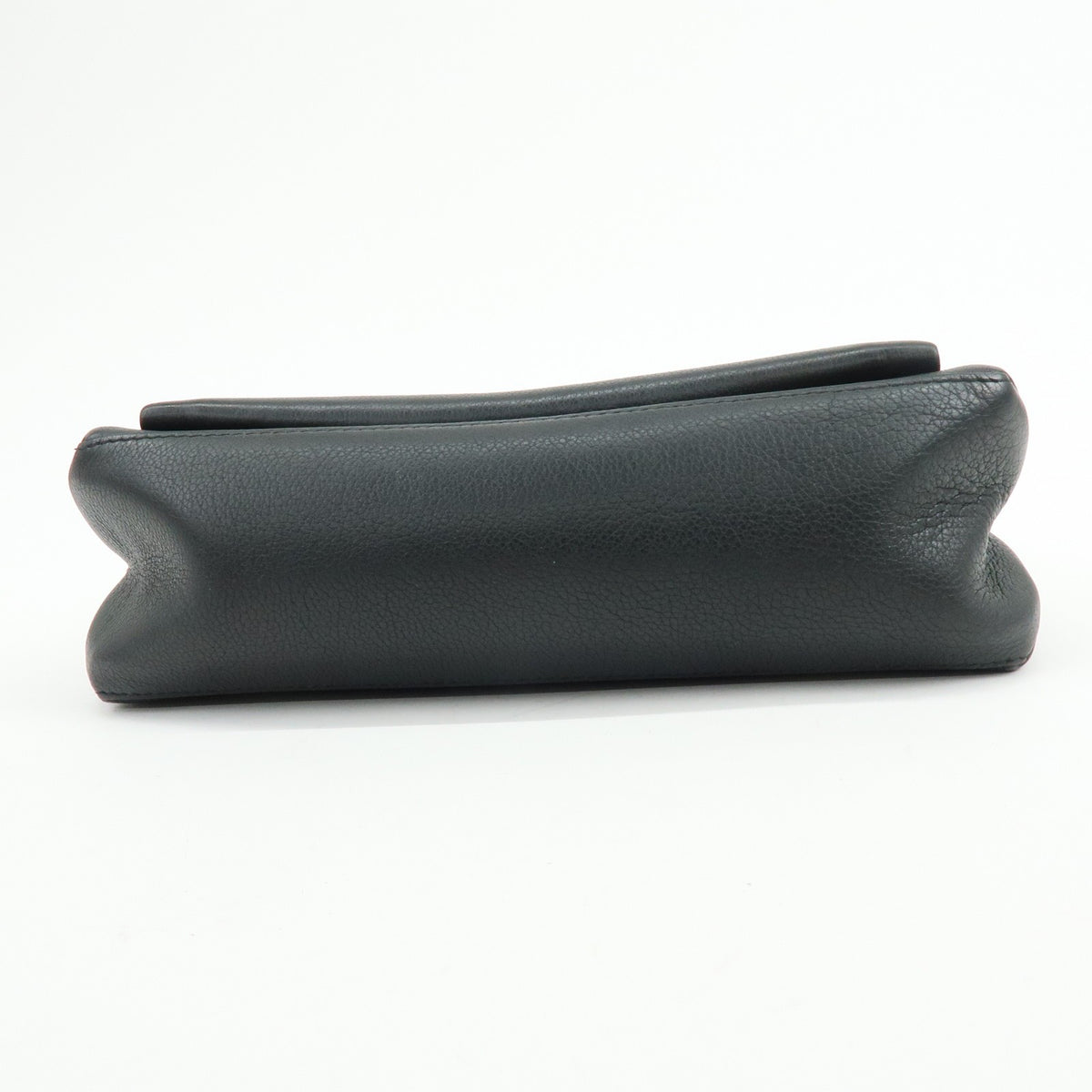 Louis Vuitton Lockme Ever Leather, Black, Leather, Handbag