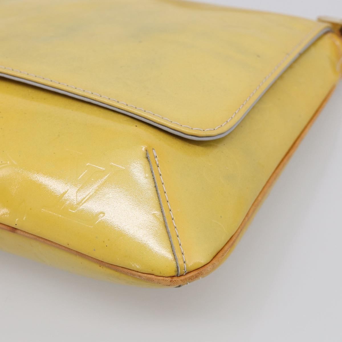 Louis Vuitton Thompson Street Monogram Vernis, Yellow, Patent Leather, Shoulder Bag