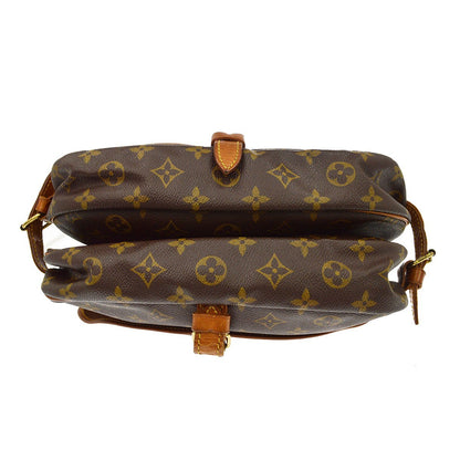 Louis Vuitton Saumur Monogram Canvas, Brown, Canvas, Shoulder Bag