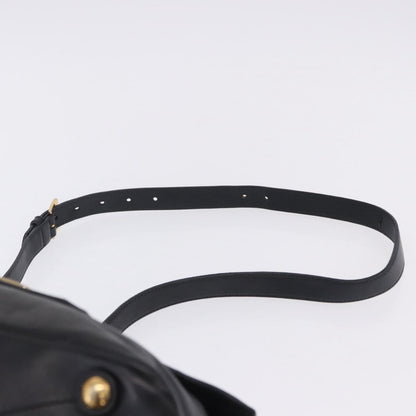 Miu Miu Beau Top Handle Leather, Black, Leather, Handbag