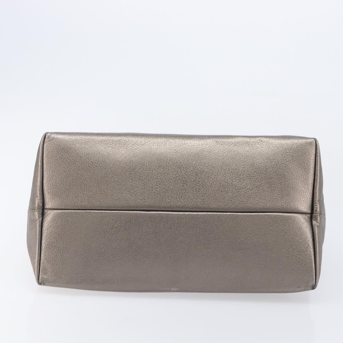 Salvatore Ferragamo Vala tote Leather, Silver, Leather, Tote Bag