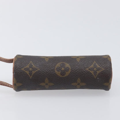Louis Vuitton golf ball case monogram, Brown, Canvas, Clutch