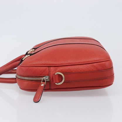 Gucci Bright Convertible Diamante Leather, Red, Leather, Briefcase