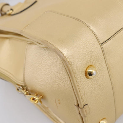 Loewe Amazona Leather, Gold, Leather, Handbag