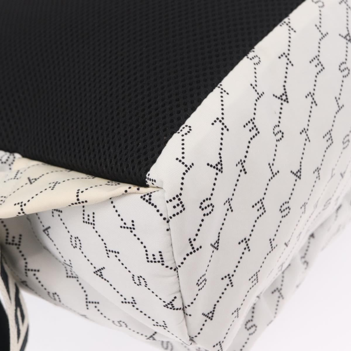 Stella McCartney Falabella Go Monogram Monogram Canvas, White, Nylon, Backpack