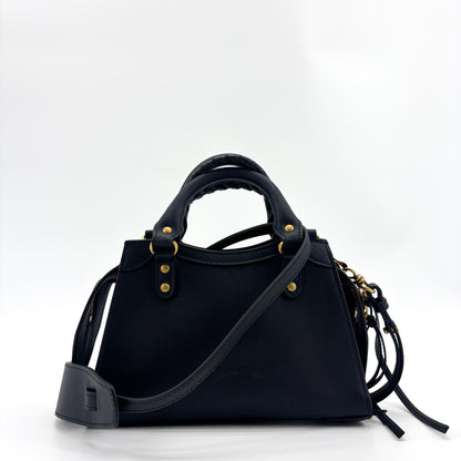 Balenciaga Neo Classic City Leather, Black, Leather, Handbag