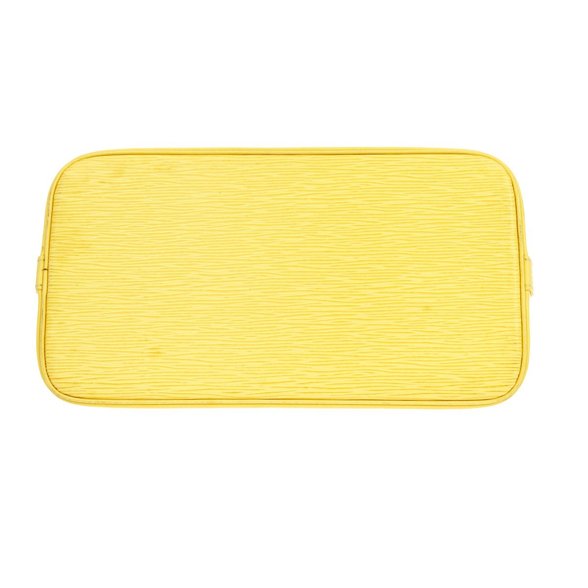 Louis Vuitton Alma Epi Leather, Yellow, Leather, Handbag