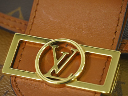 Louis Vuitton Dauphine Reverse Monogram Canvas, Brown, Canvas, Shoulder Bag