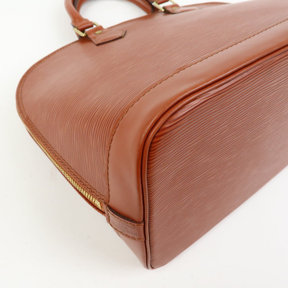 Louis Vuitton Alma Epi Leather, Brown, Leather, Handbag