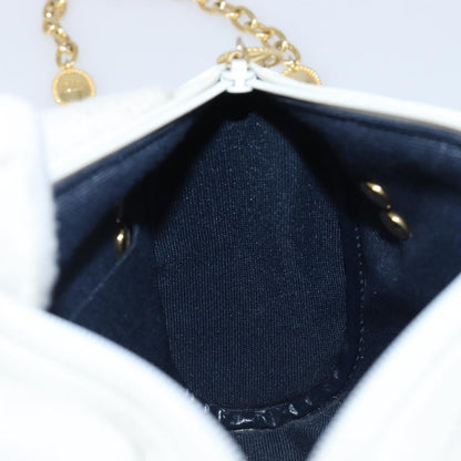 Christian Dior Shoulder Leather, White, Leather, Shoulder Bag