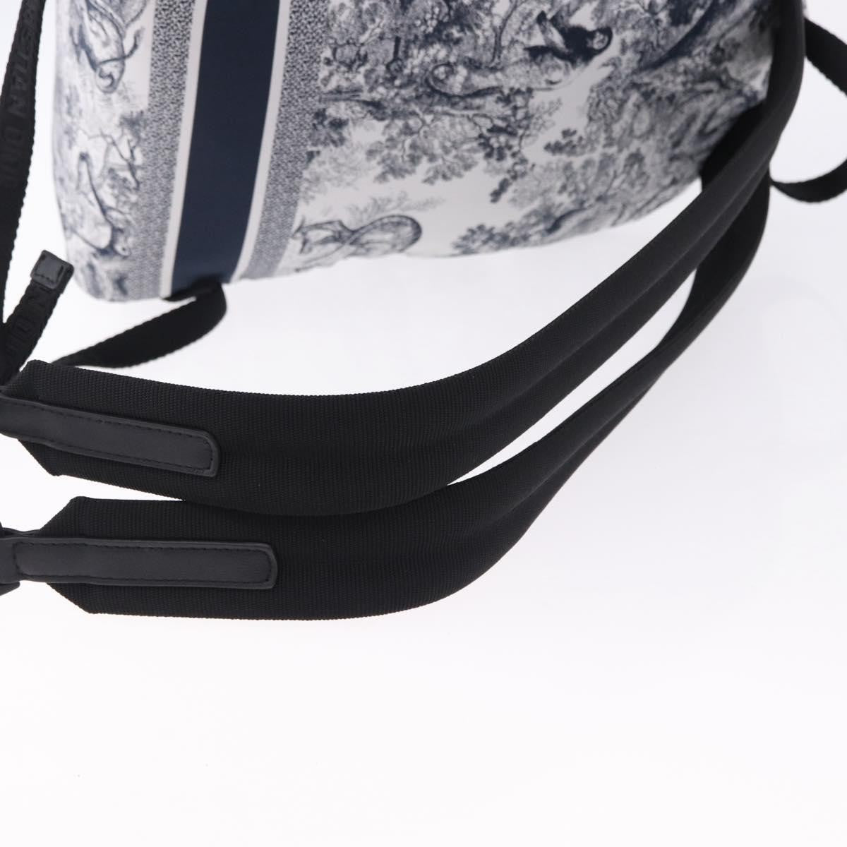 Christian Dior Toile De Jouy Travel Technical Fabric, Navy, Nylon, Backpack