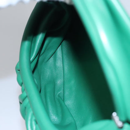 Bottega Veneta The Chain Pouch Leather, Green, Leather, Clutch