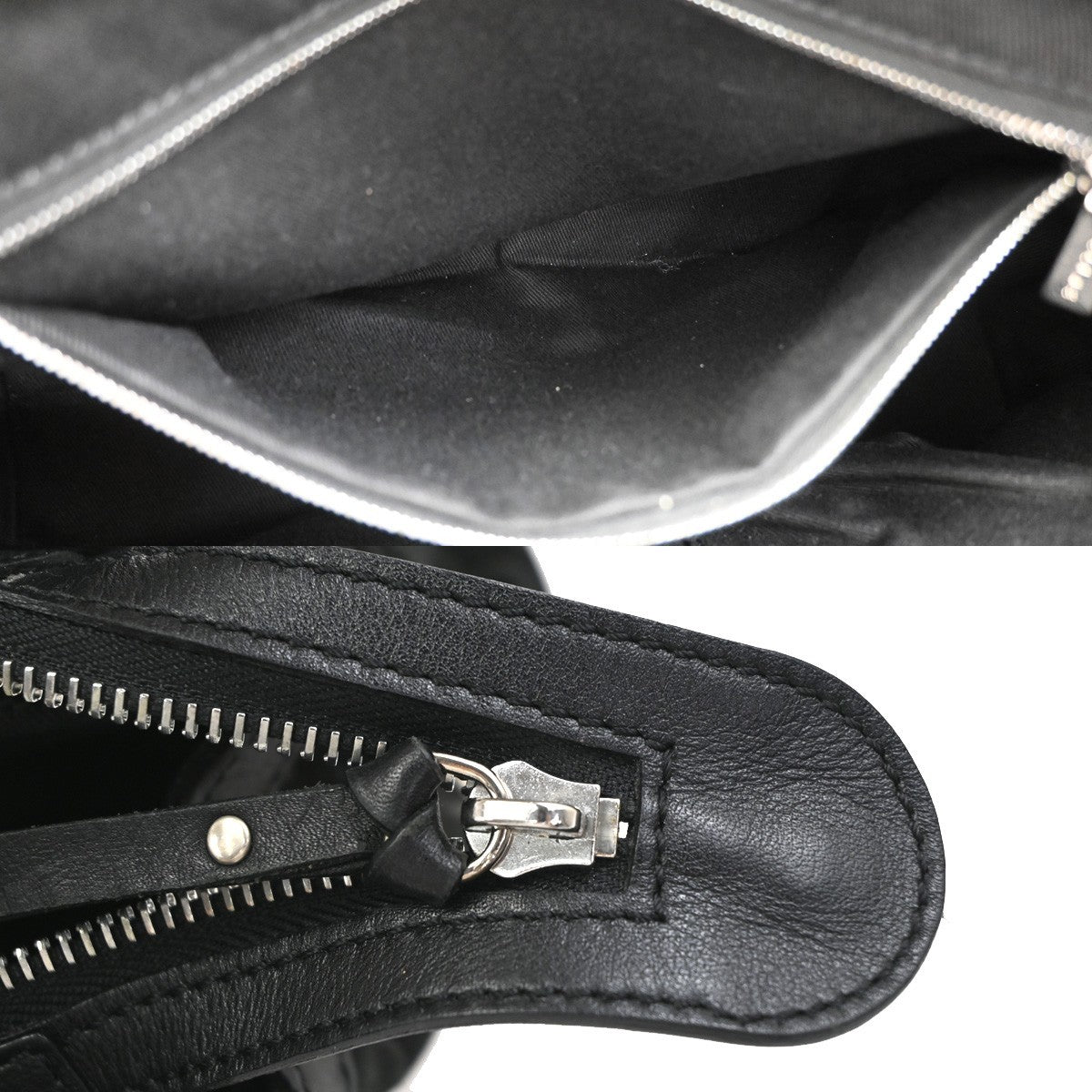 Celine C Macadam Suede, Black, Suede, Handbag