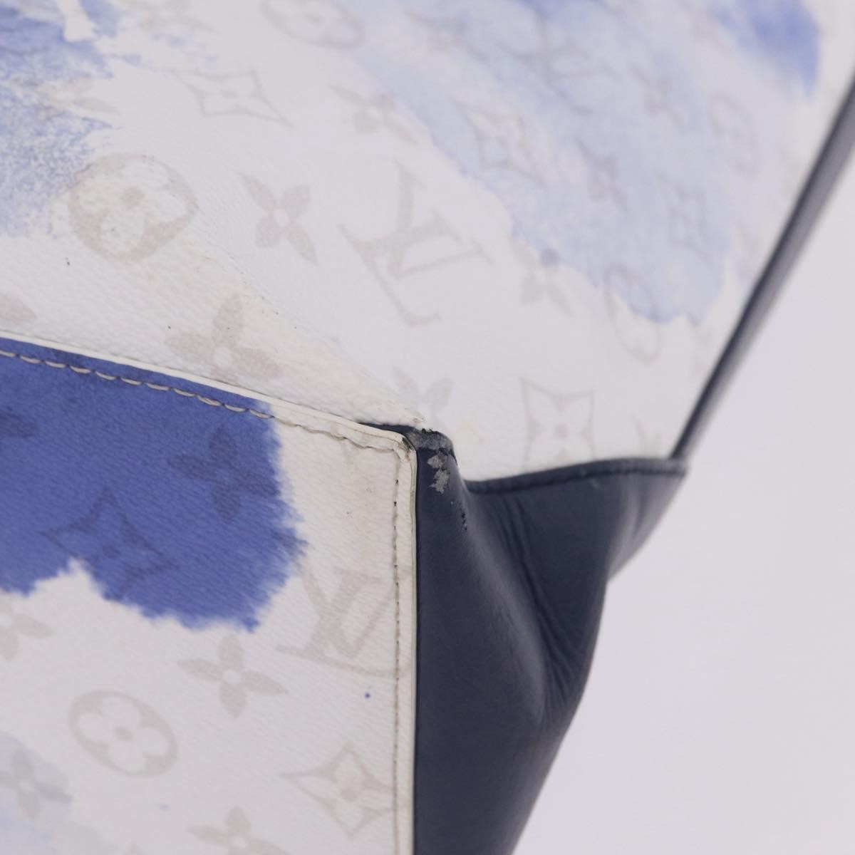 Louis Vuitton New Limited Edition Monogram Watercolor Canvas, Blue, Canvas, Tote Bag