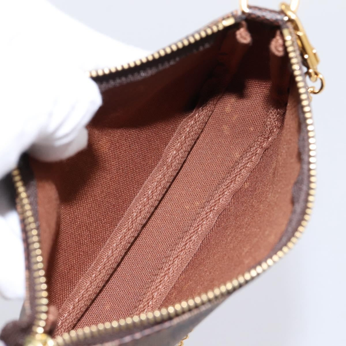 Louis Vuitton Pochette Accessoires Limited Edition Damier, Brown, Canvas, Clutch