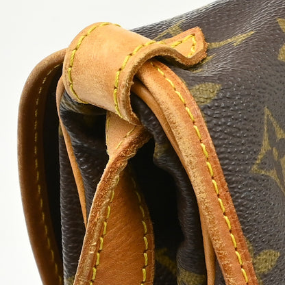 Louis Vuitton Saumur Monogram, Brown, Canvas, Shoulder Bag