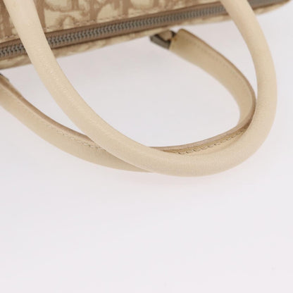 Christian Dior Vintage Boston Diorissimo Canvas, Beige, Canvas, Handbag