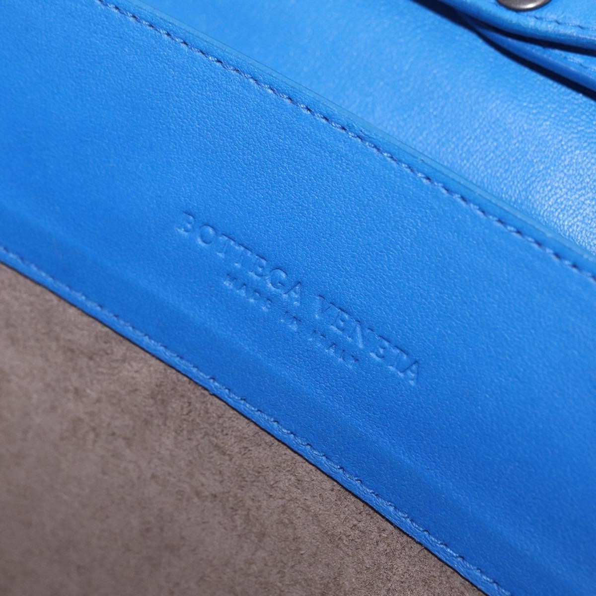 Bottega Veneta Shoulder Leather, Blue, Leather, Shoulder Bag