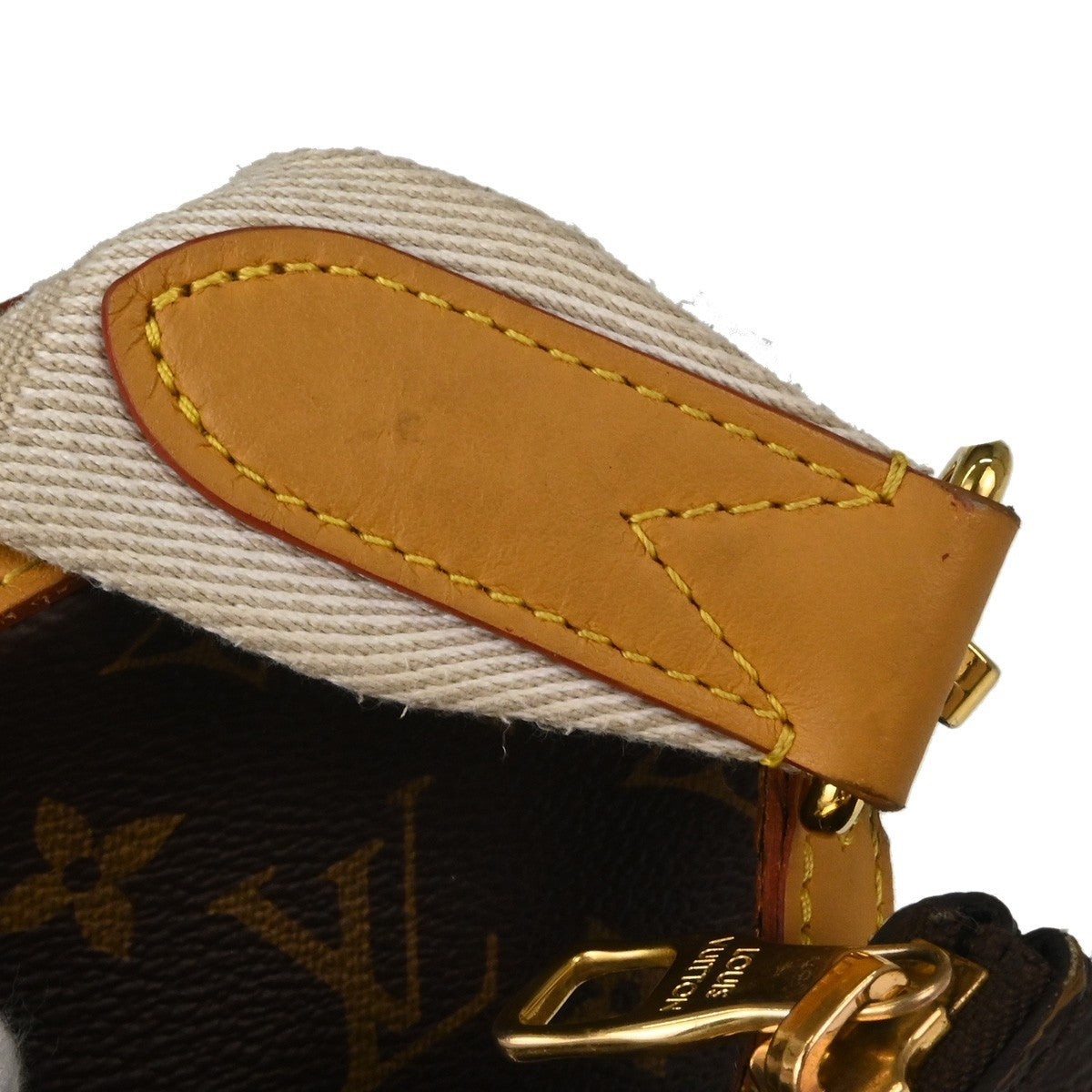 Louis Vuitton Nigo Trio Messenger Limited Edition Stripes Monogram Canvas, Brown, Canvas, Handbag