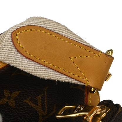 Louis Vuitton Nigo Trio Messenger Limited Edition Stripes Monogram Canvas, Brown, Canvas, Handbag